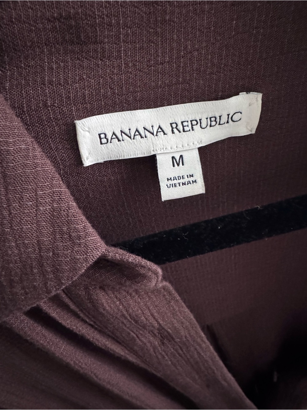 Banana Republic Espresso Brown Gauze Shirt Dress - Picture 3 of 6